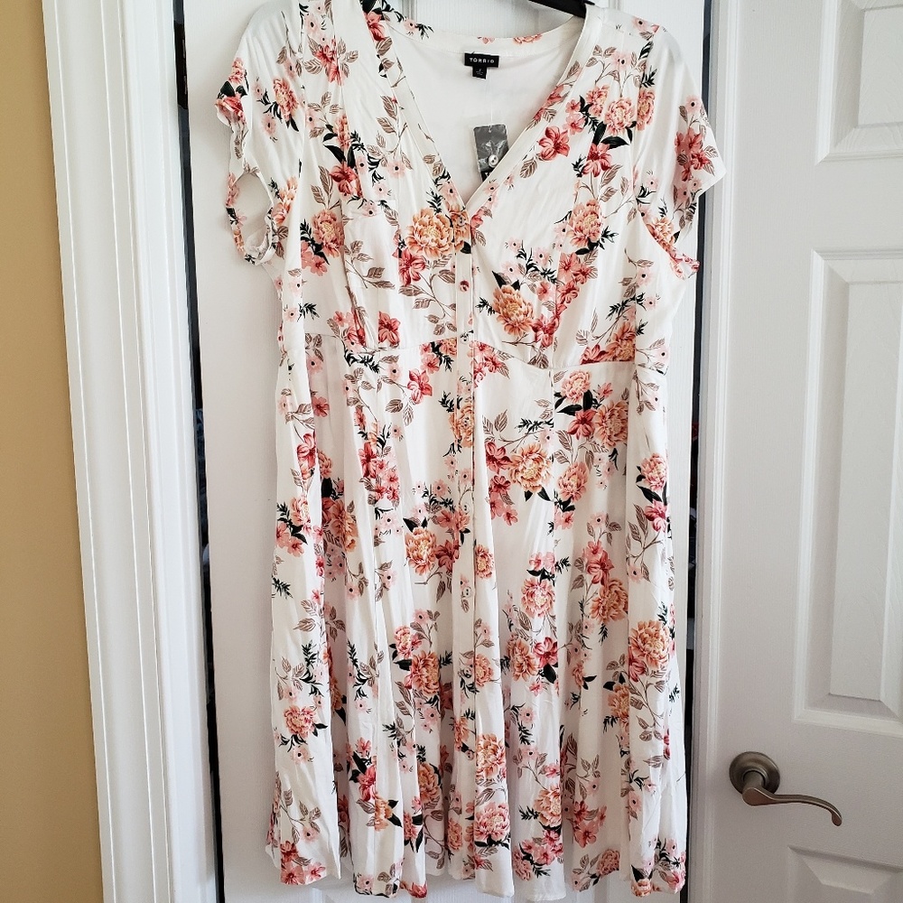 Torrid floral dress